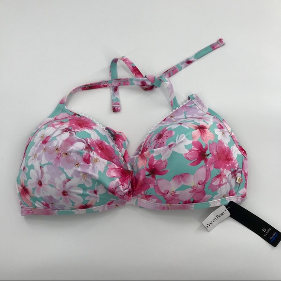 La Vie en Rose Bikini Top *NWT* Plus XL D-Cup - Picture 1 of 5